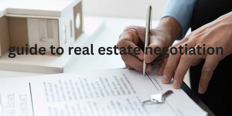 guide to real estate negotiation