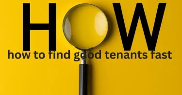 how to find good tenants fast