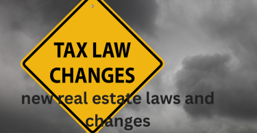 new real estate laws and changes
