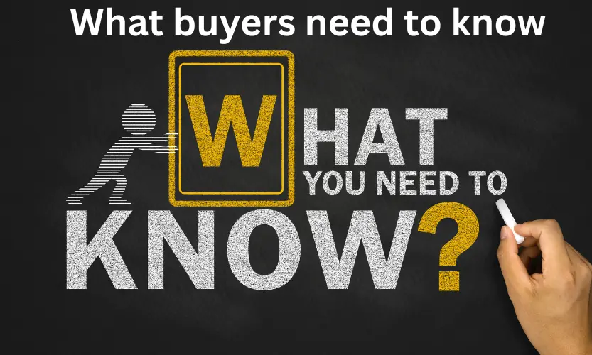 what buyers need to know